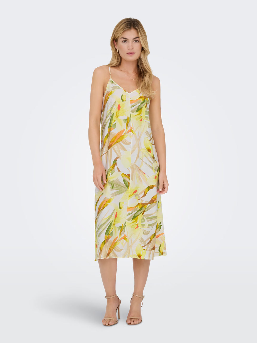 Rochie maxi JDY, mix culori