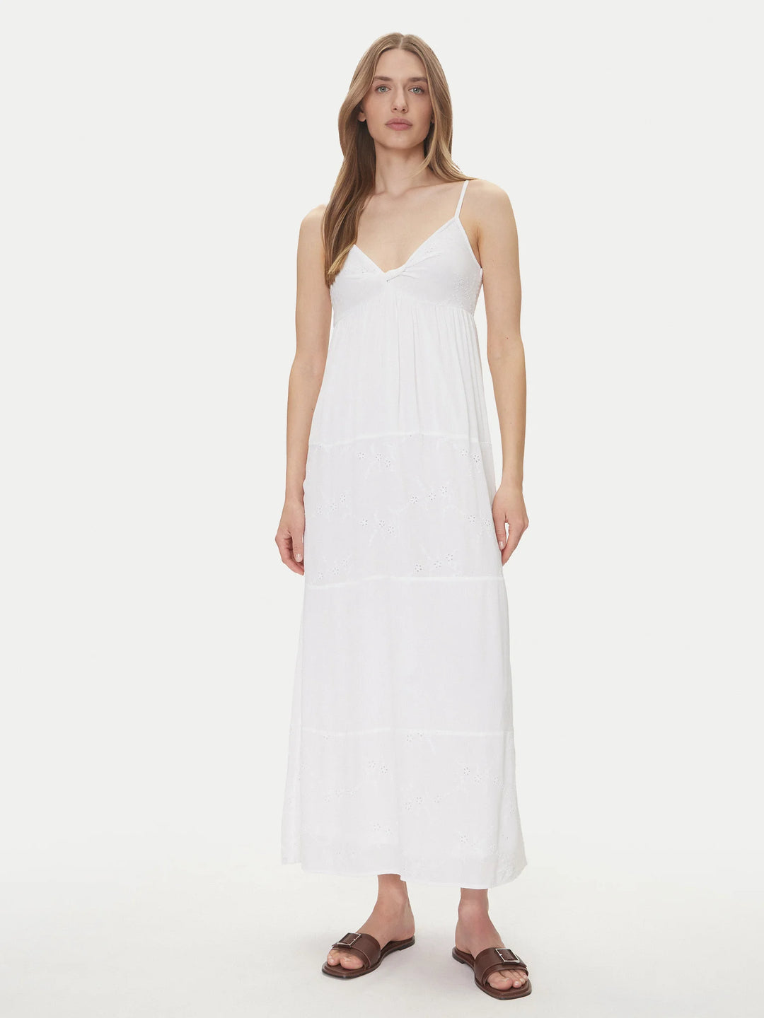 Rochie midi ONLY, alb