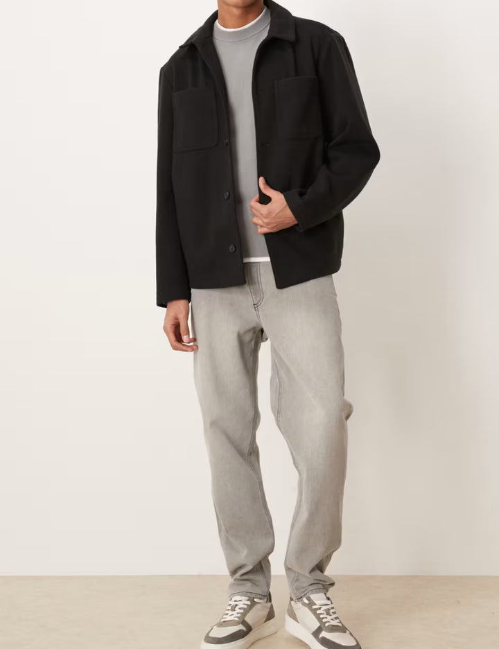 ASOS rövid kabát, fekete