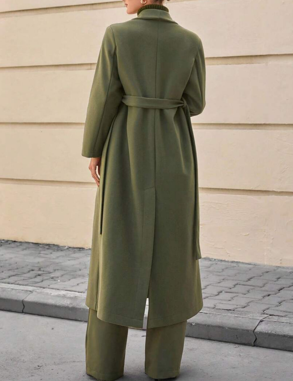 Kabát, Shein, khaki
