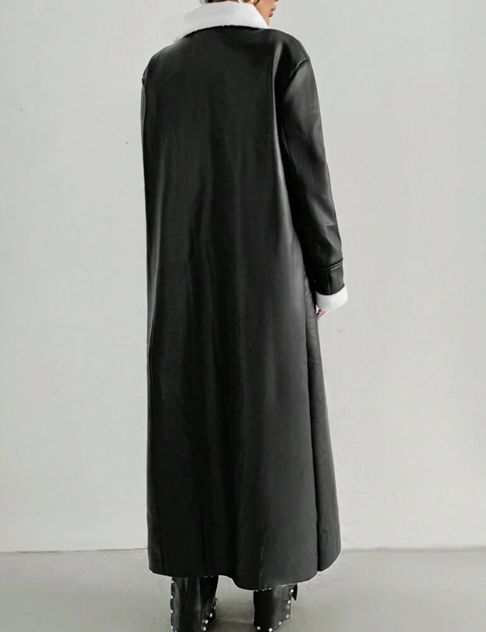 Shein kabát, fekete