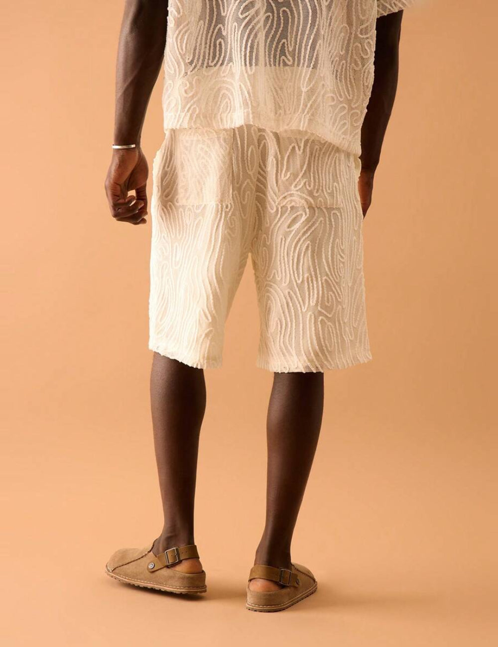 Pantaloni 3/4 Shein MUSERO, crem