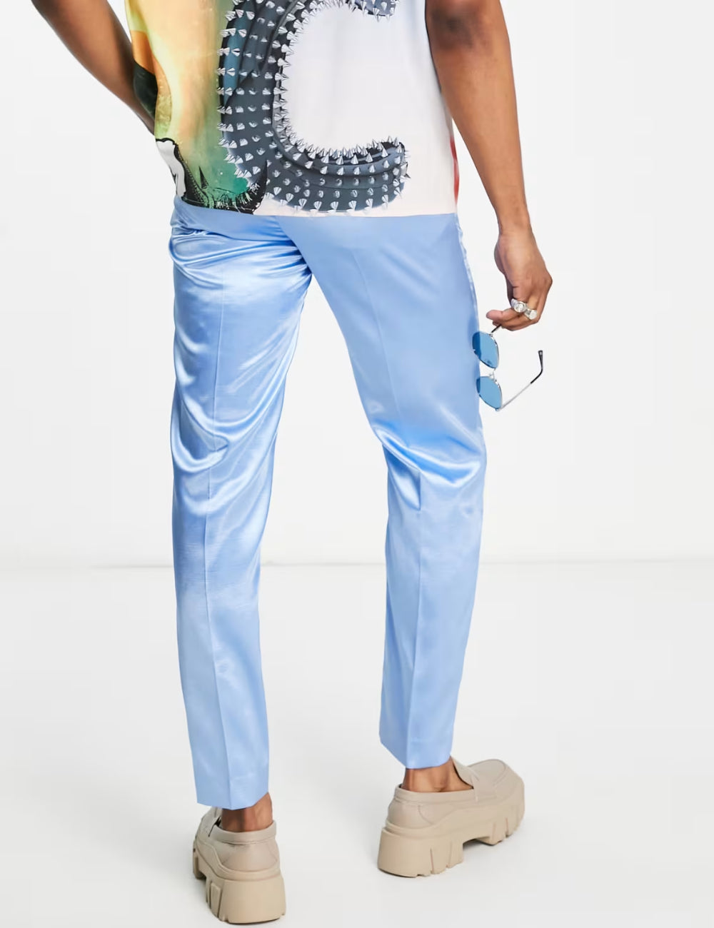 Pantaloni ASOS, albastru