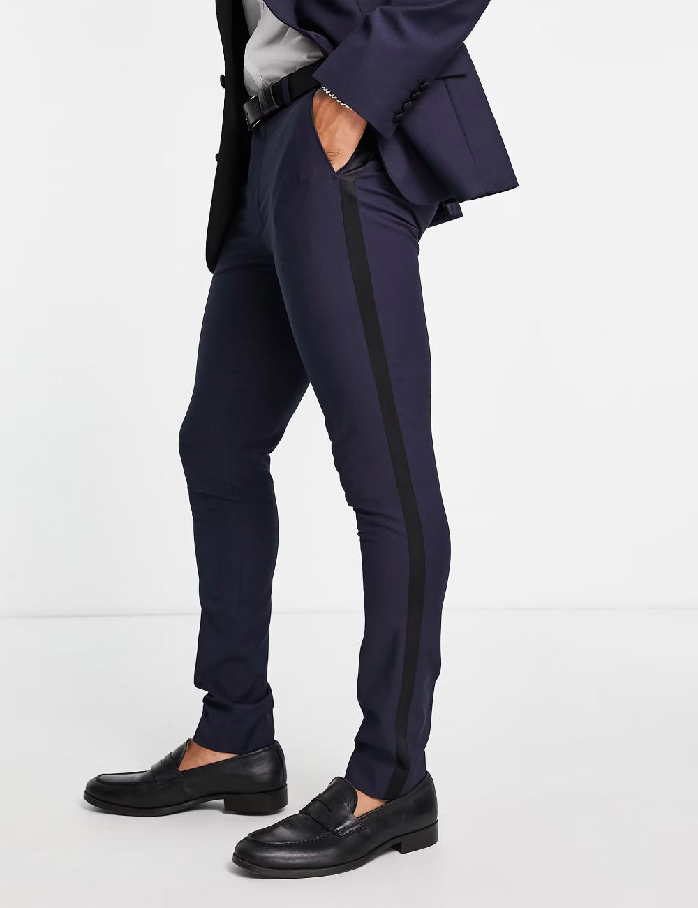 ASOS nadrág, sötétkék