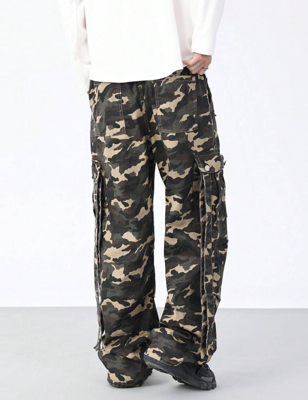 Pantaloni cargo Shein Romwe, mix culori