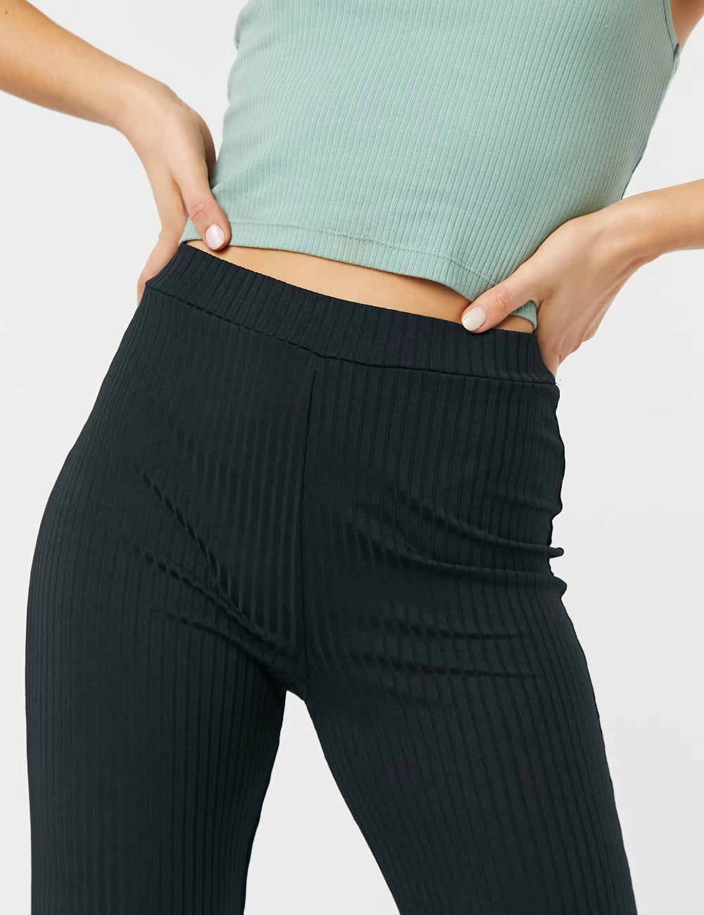 Pantaloni Collusion, negru