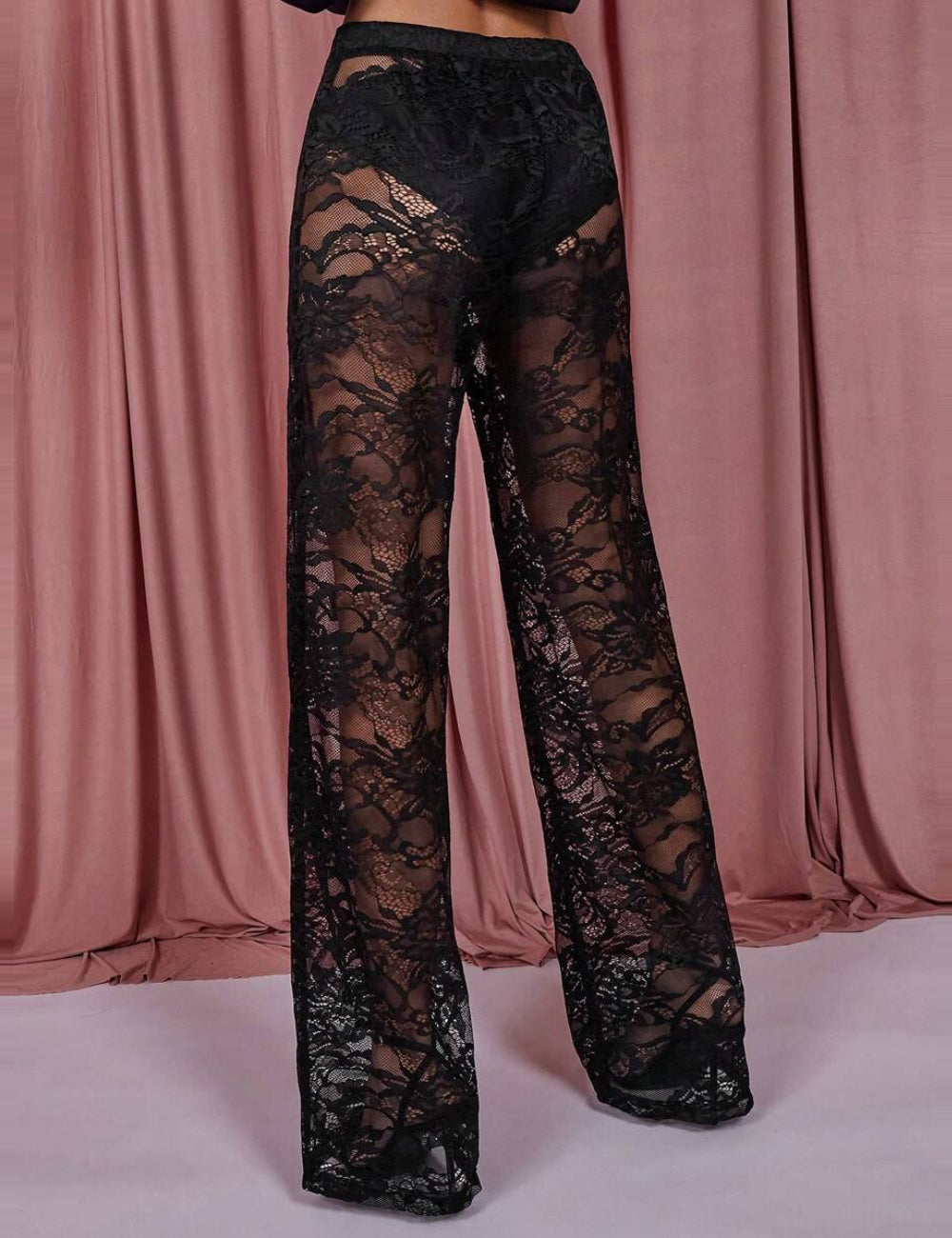 Pantaloni de plajă Shein, negru