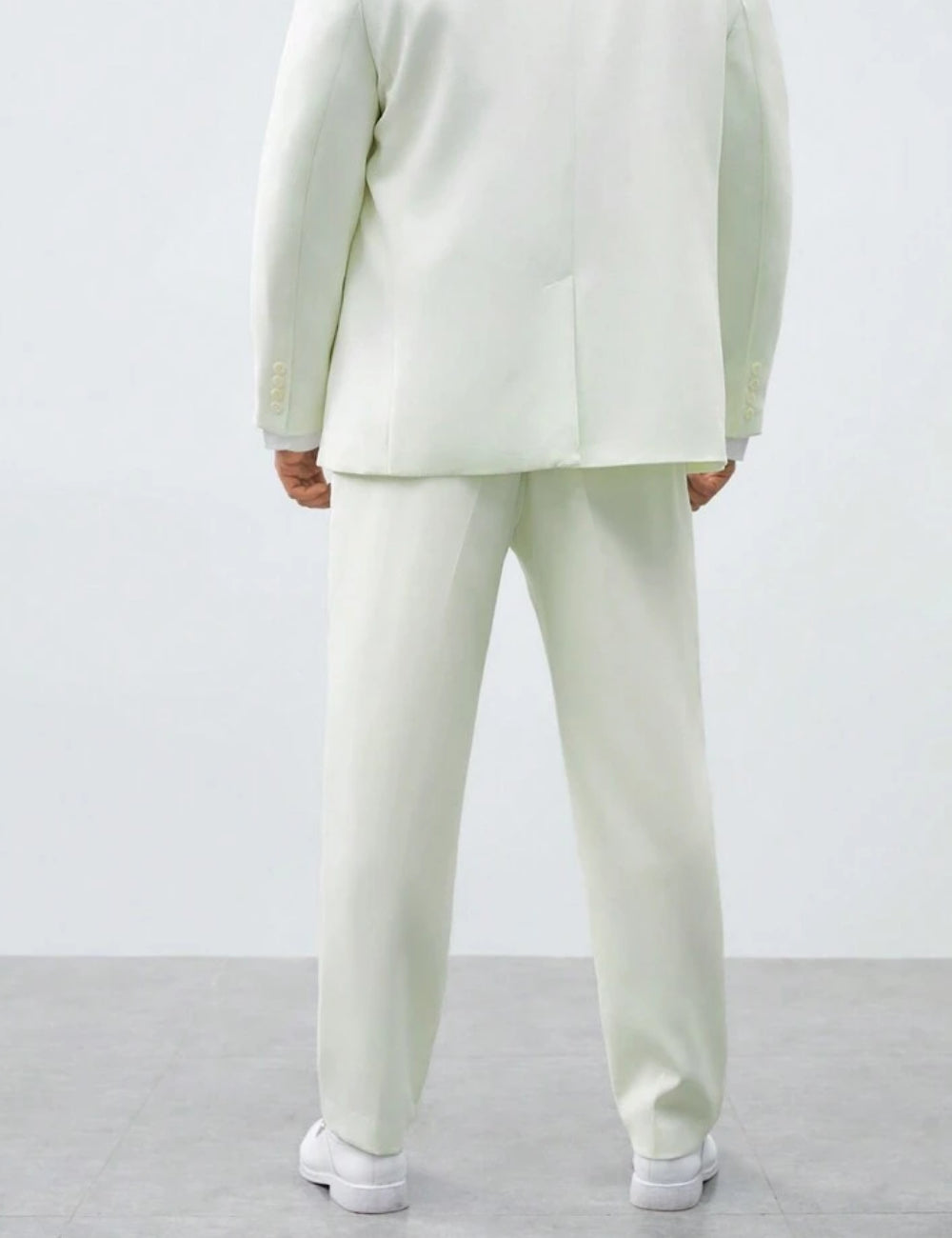 Pantaloni SHEIN, alb