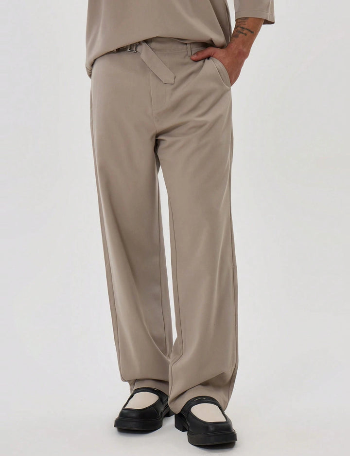 Pantaloni MUSERO by Shein, bej