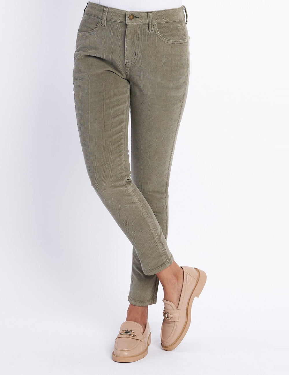 Lee Cooper csíkos nadrág, zöld