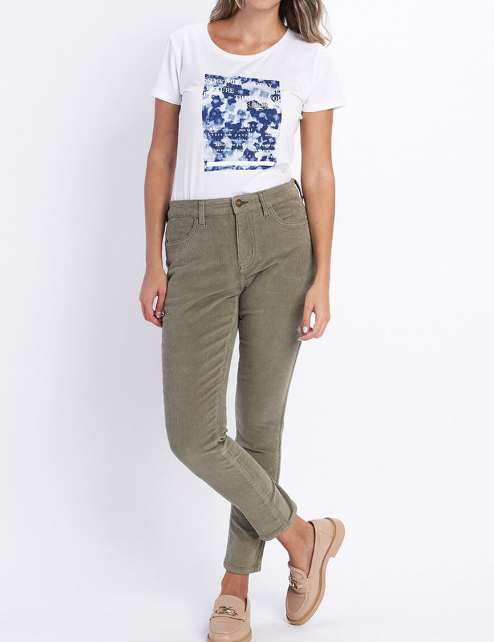 Lee Cooper csíkos nadrág, zöld