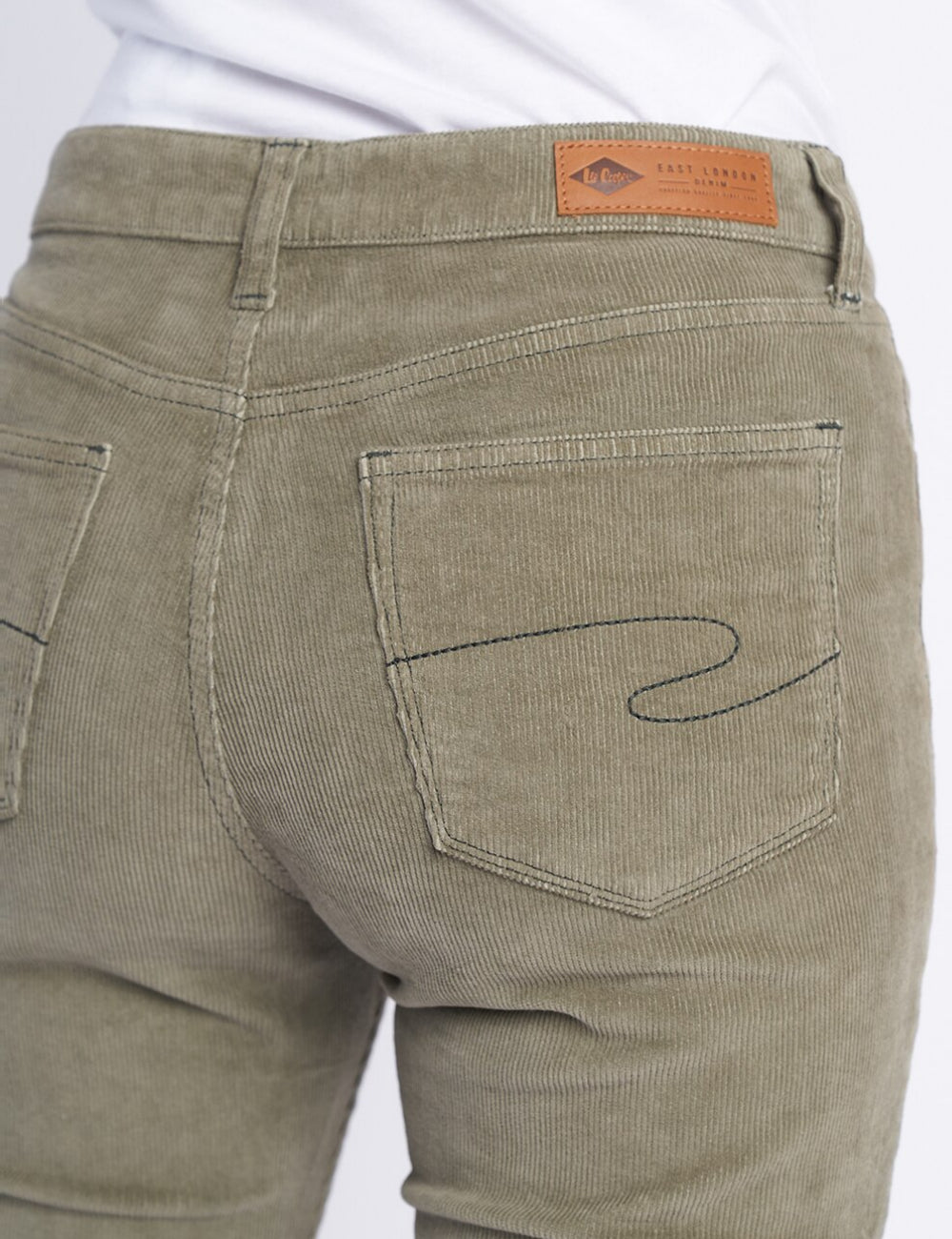 Lee Cooper csíkos nadrág, zöld