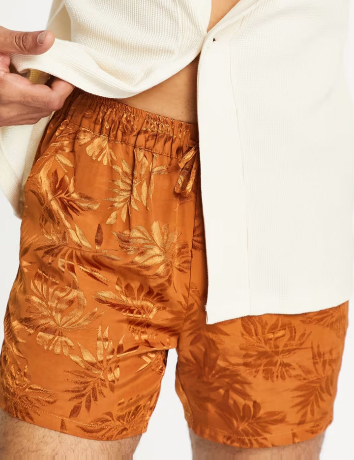 Pantaloni scurți ASOS, cărămiziu