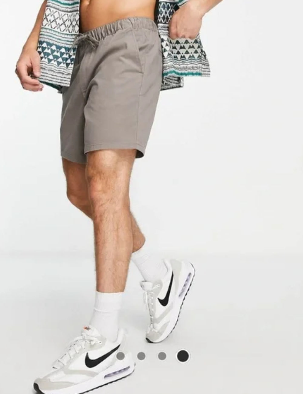 Pantaloni scurți ASOS, gri