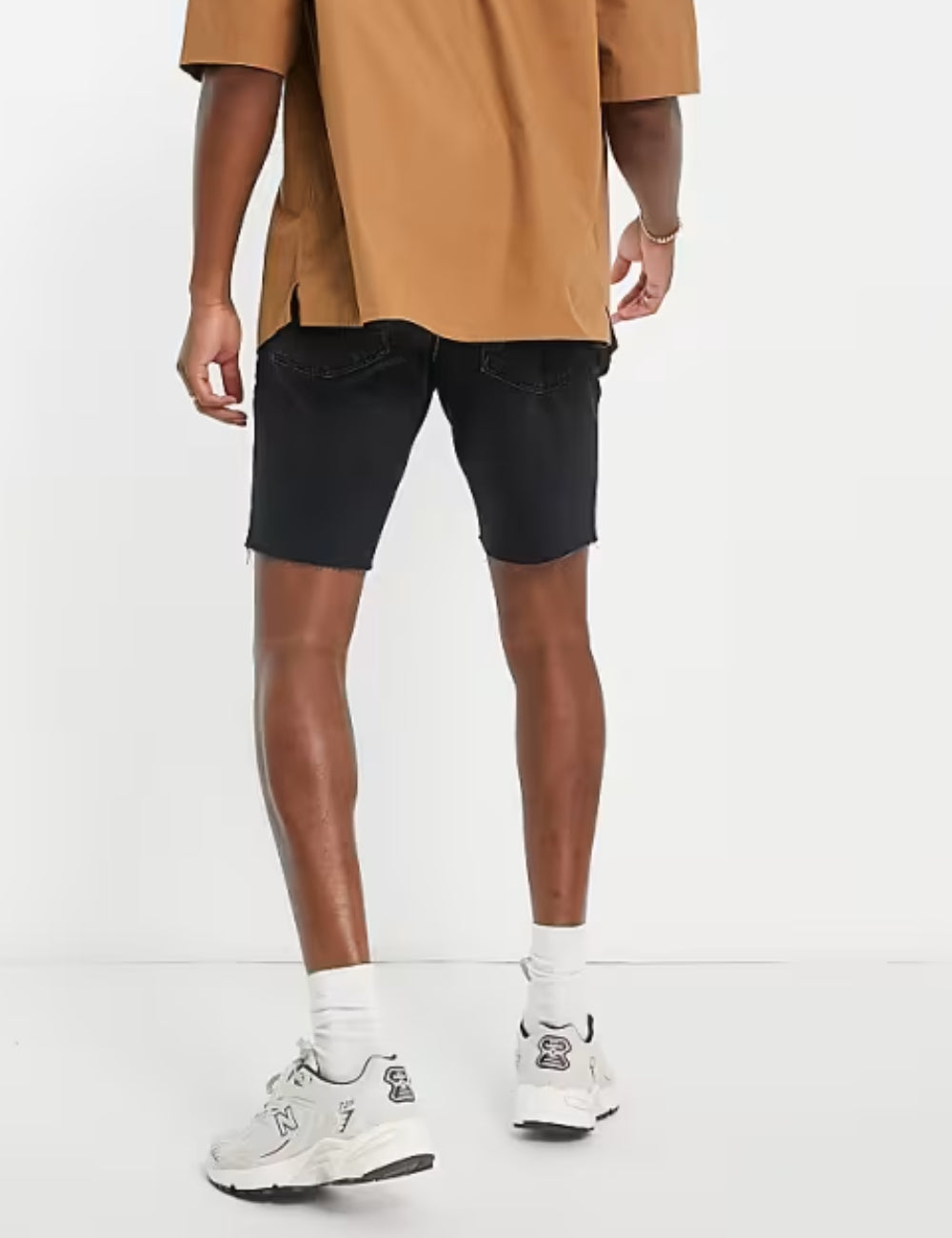 Pantaloni scurți ASOS, negru