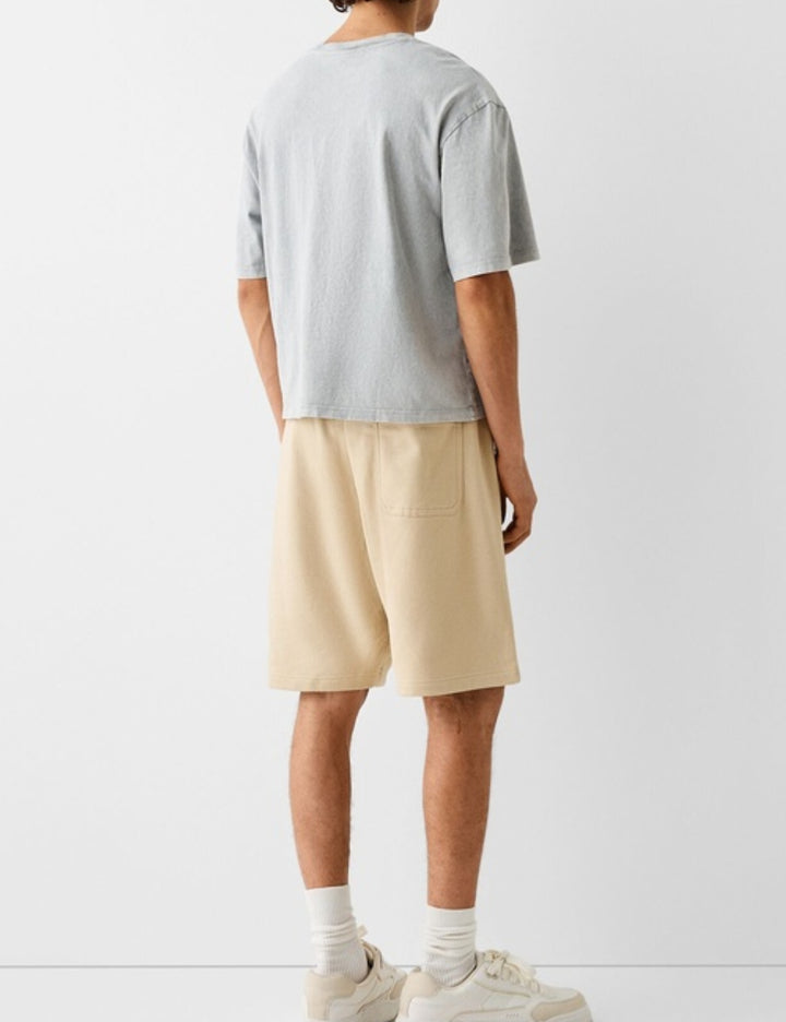 Bershka bézs rövidnadrág