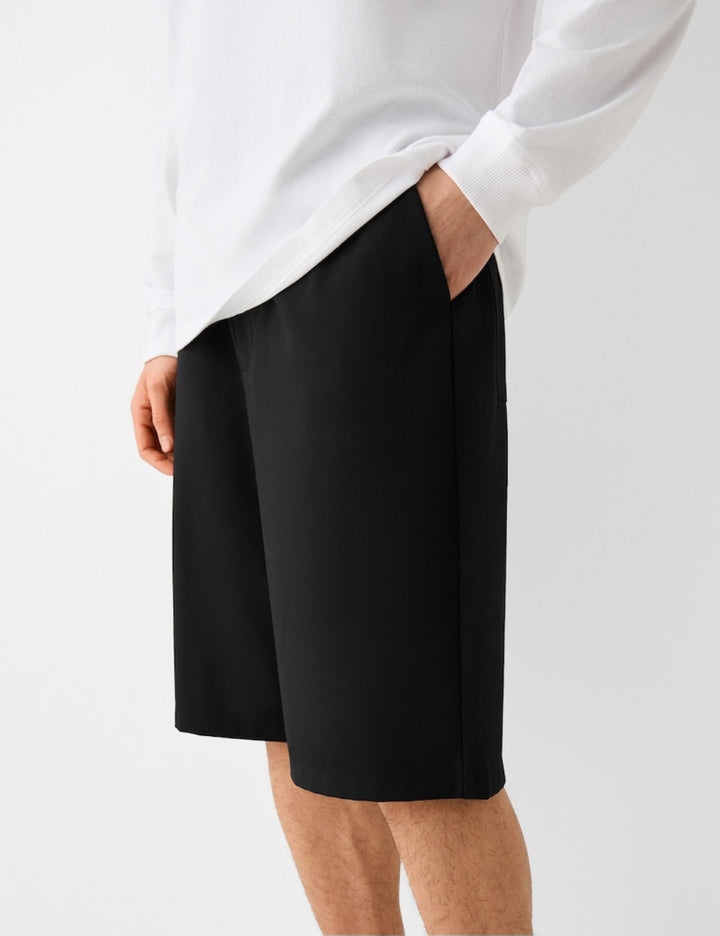 Bershka rövidnadrág, fekete