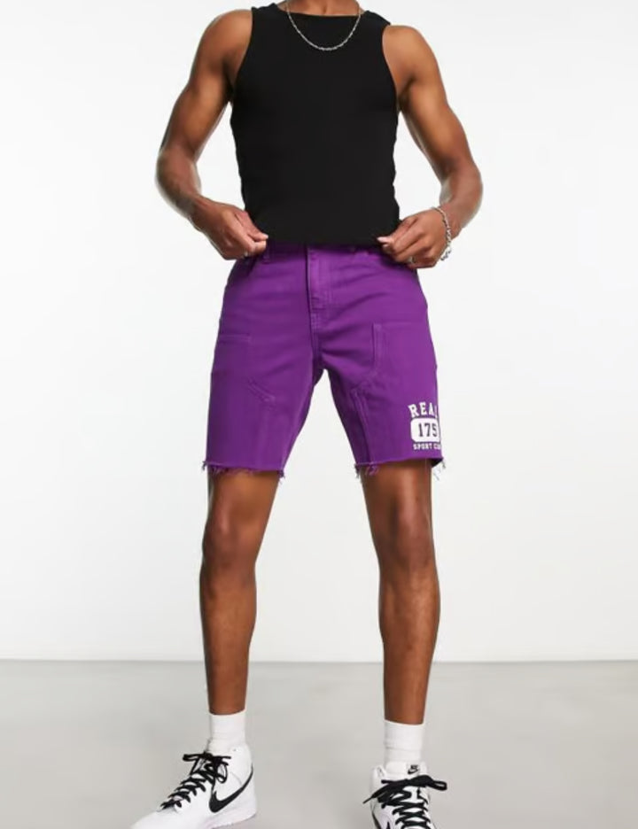 Pantaloni scurți de blugi ASOS, maro