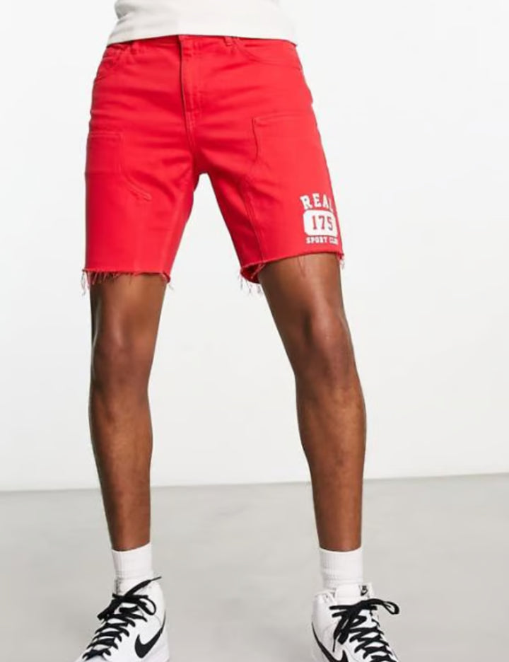 ASOS piros farmershort