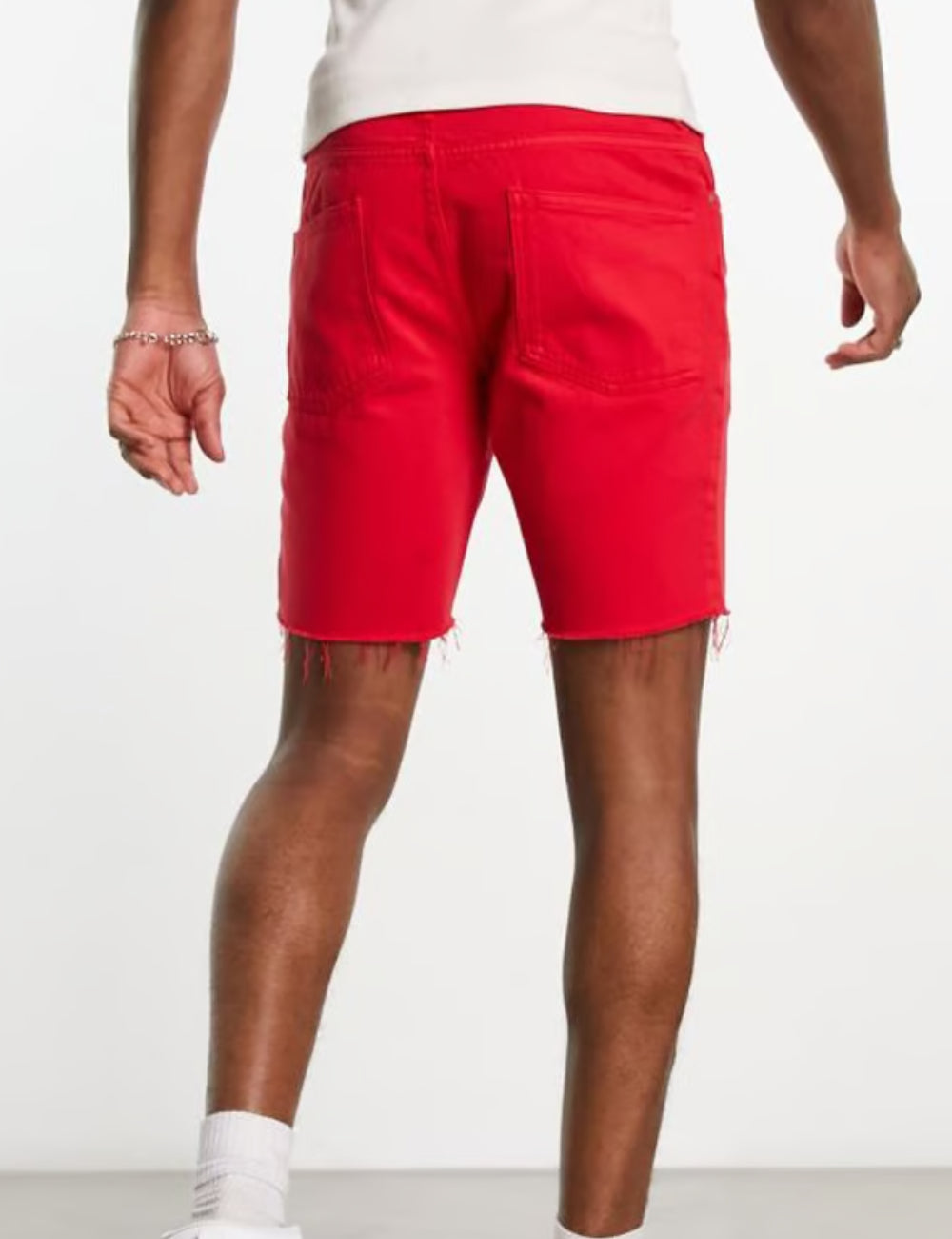 ASOS piros farmershort