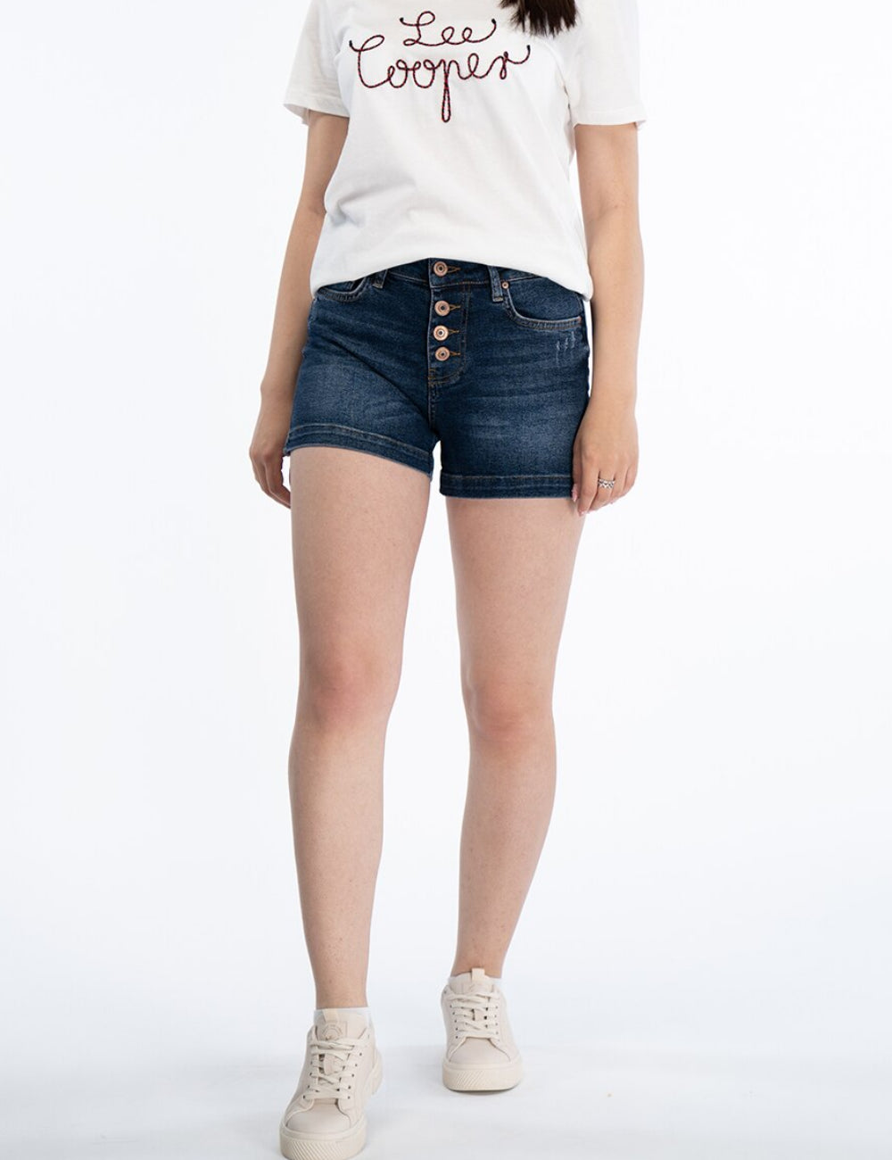Lee Cooper kék farmer rövidnadrág