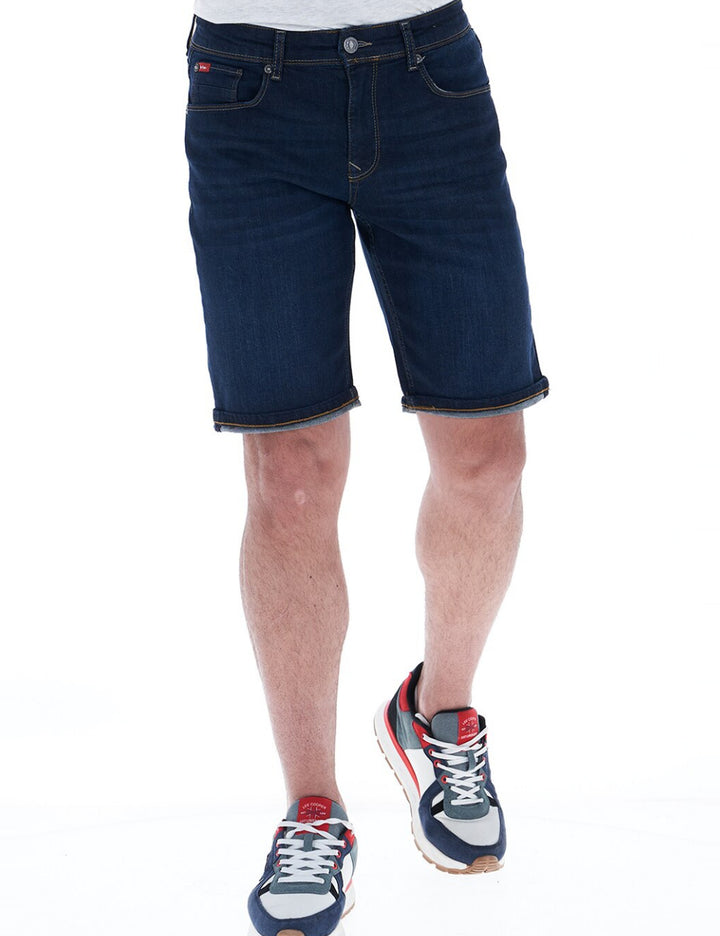 Lee Cooper sötétkék farmer rövidnadrág