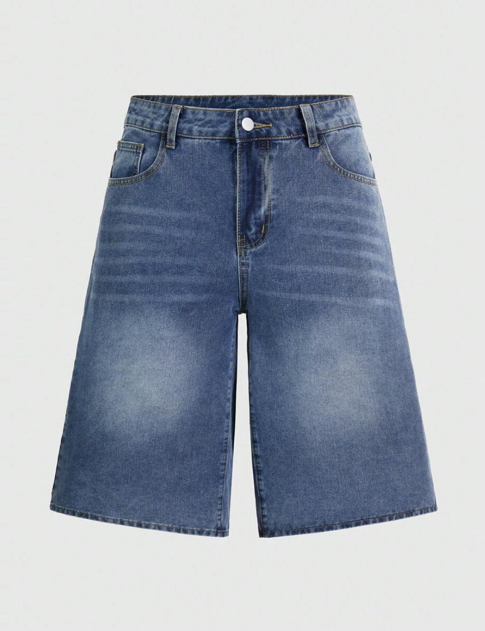 Shein kék farmer rövidnadrág