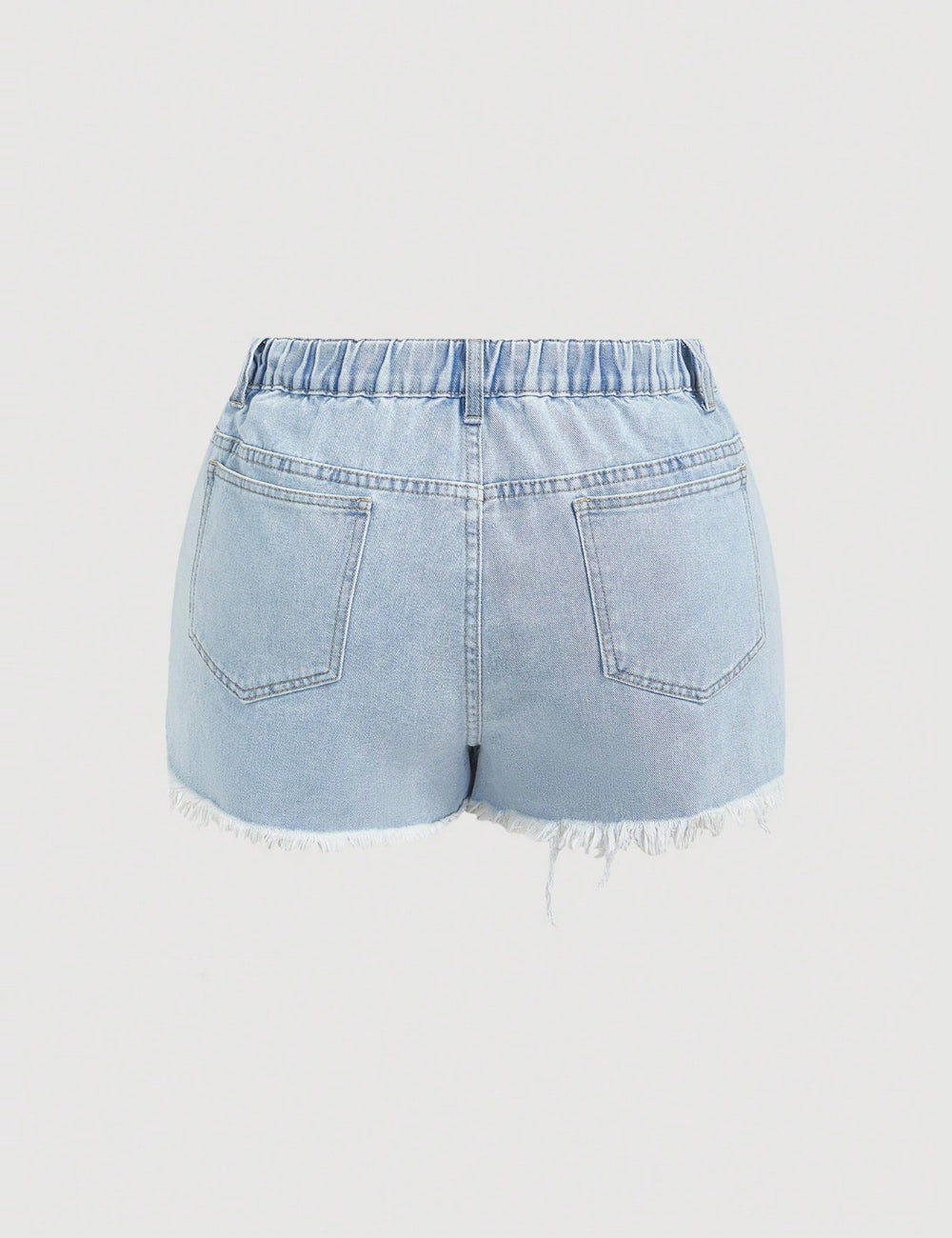 Pantaloni scurți de blugi Shein, albastru