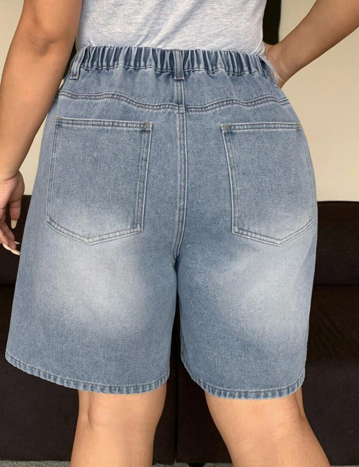SHEIN farmer rövidnadrág, kék