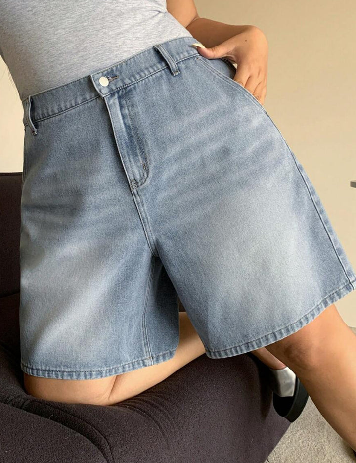 SHEIN farmer rövidnadrág, kék