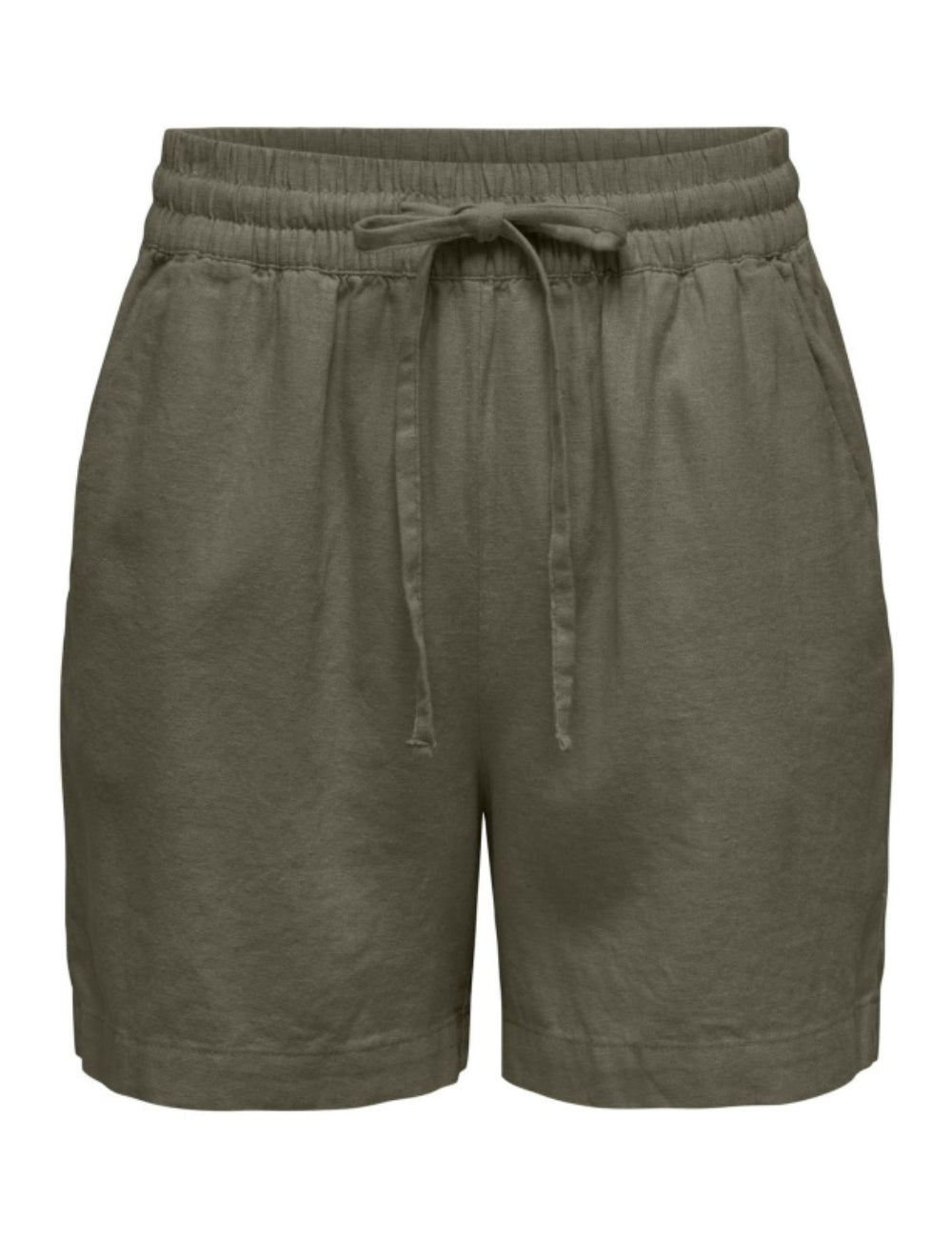 Jdy rövidnadrág, khaki színben