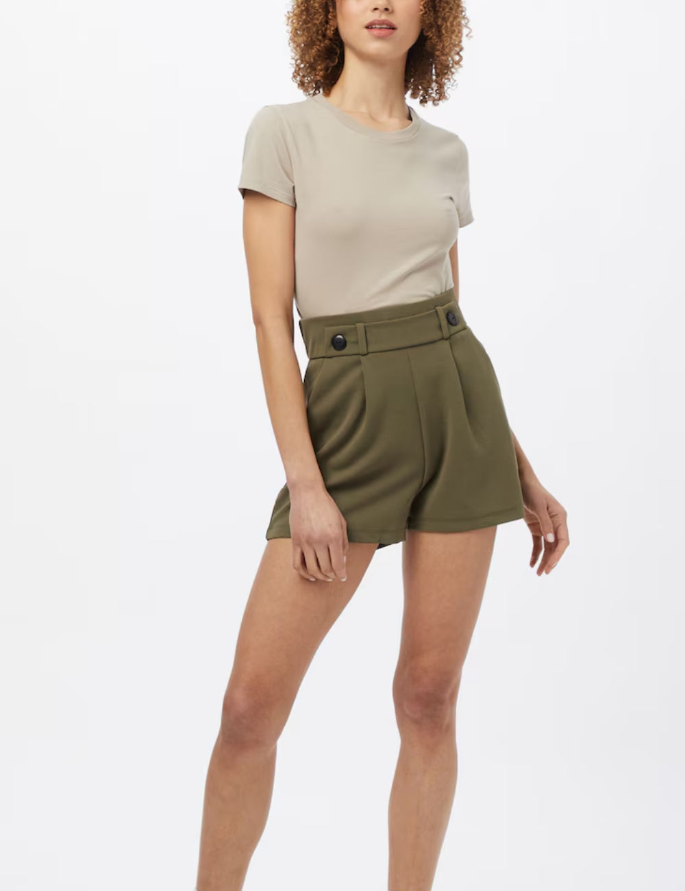 Only rövidnadrág, khaki