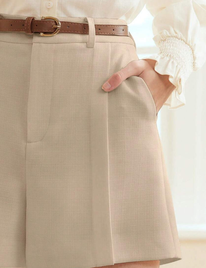 Pantaloni scurți Shein MOTF, bej