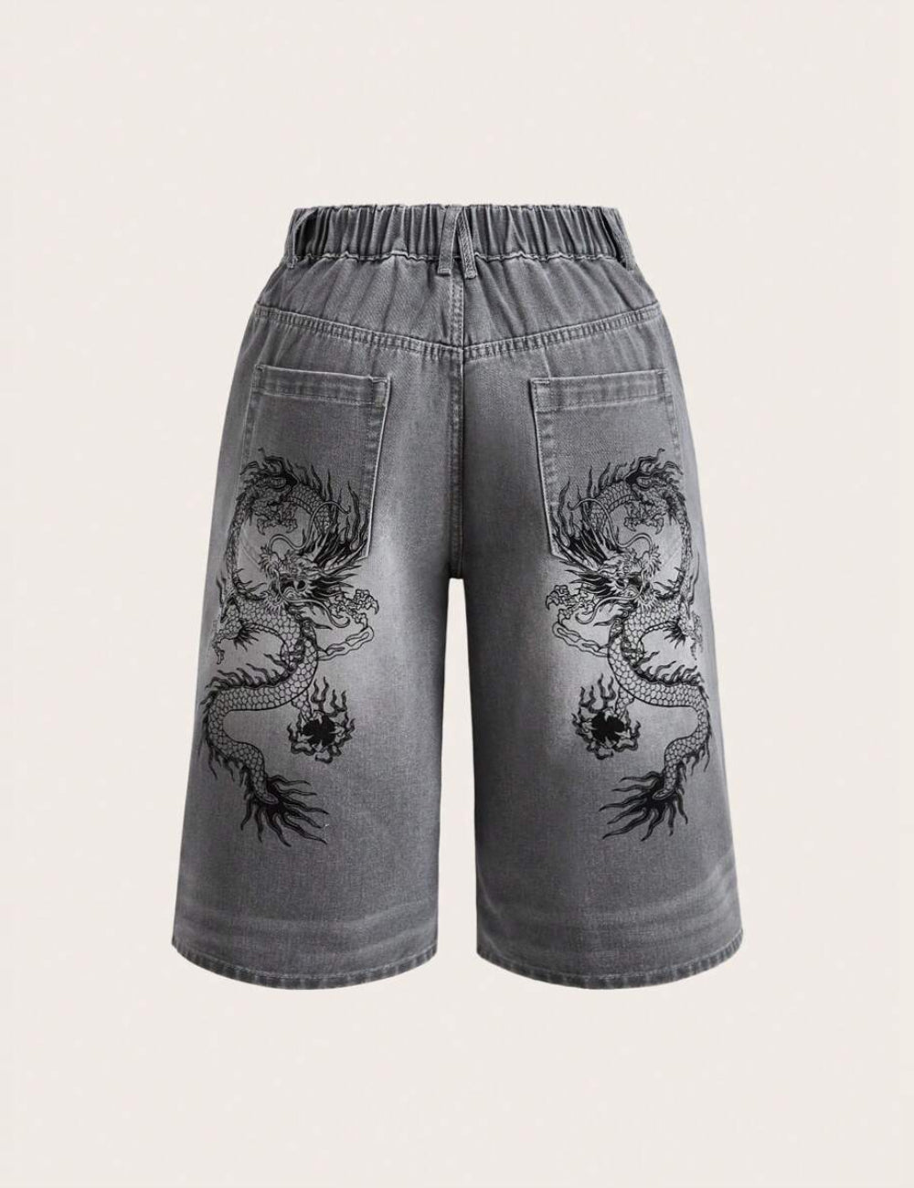 Shein Curve+ rövidnadrág, szürke