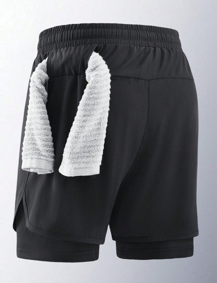 Pantaloni scurți SHEIN, negru