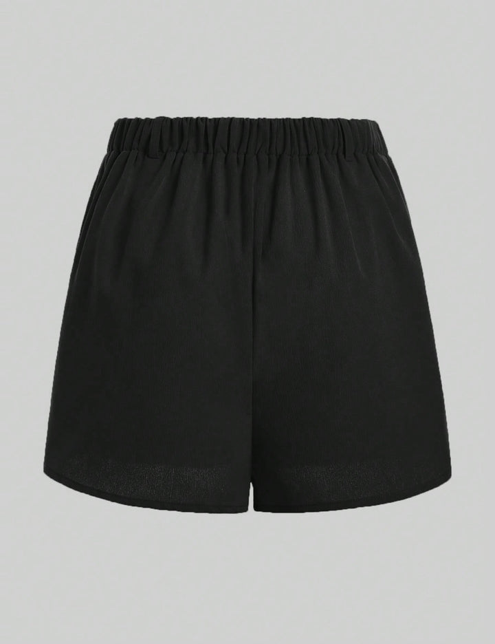 Pantaloni scurți SHEIN, negru