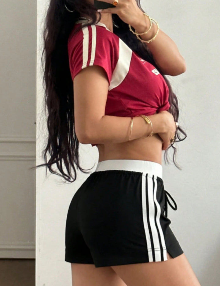 Pantaloni scurți Shein, negru