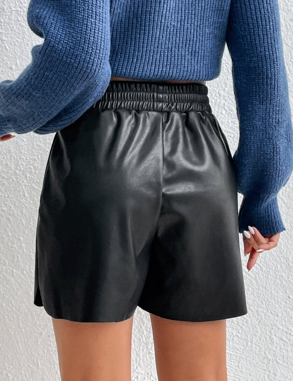 Pantaloni scurți Shein, negru