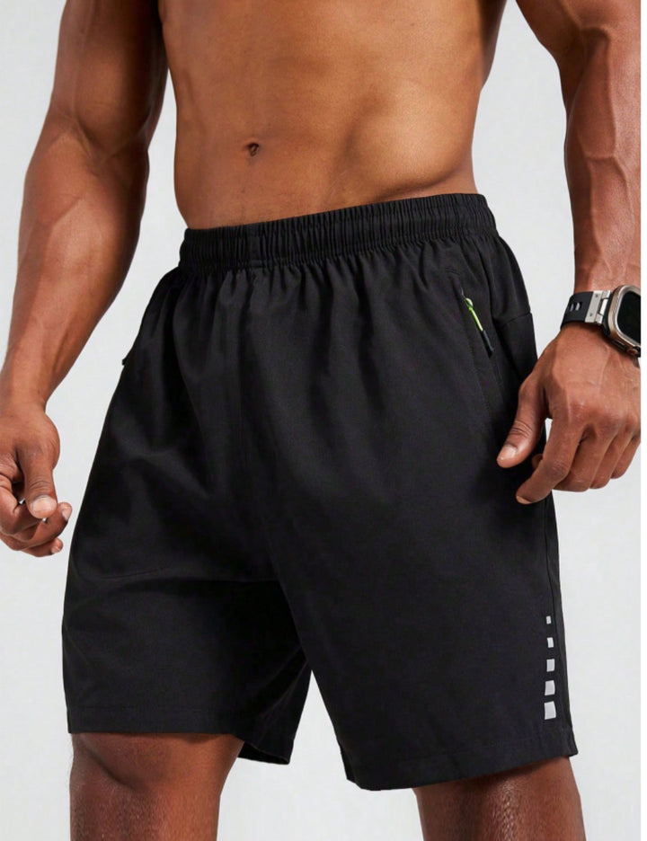 Pantaloni scurți Shein MANFINITY, negru