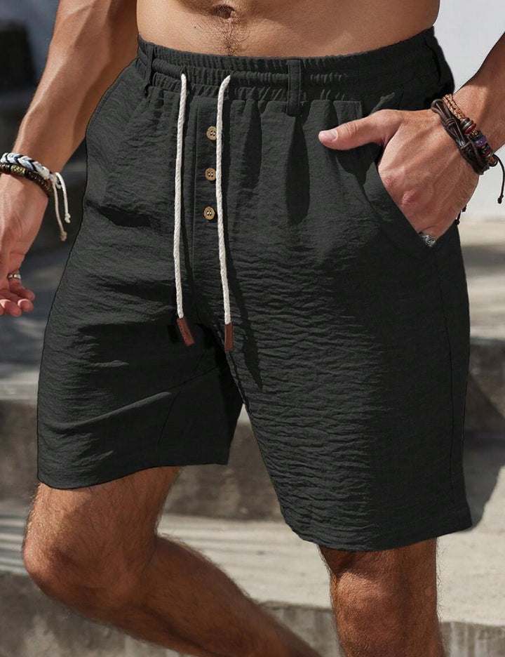 Pantaloni scurți SHEIN, negru