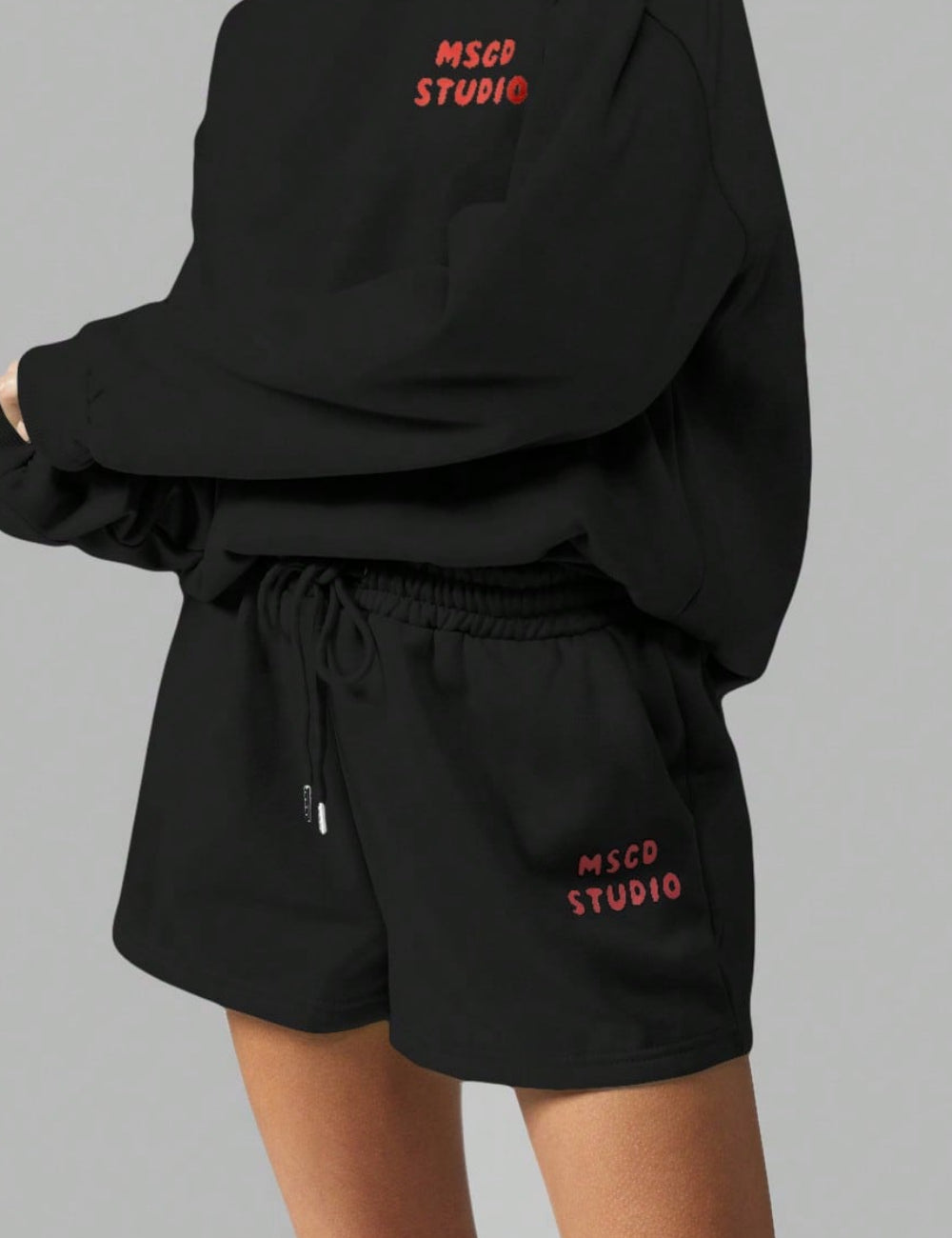 Pantaloni scurți Shein Missguided, negru