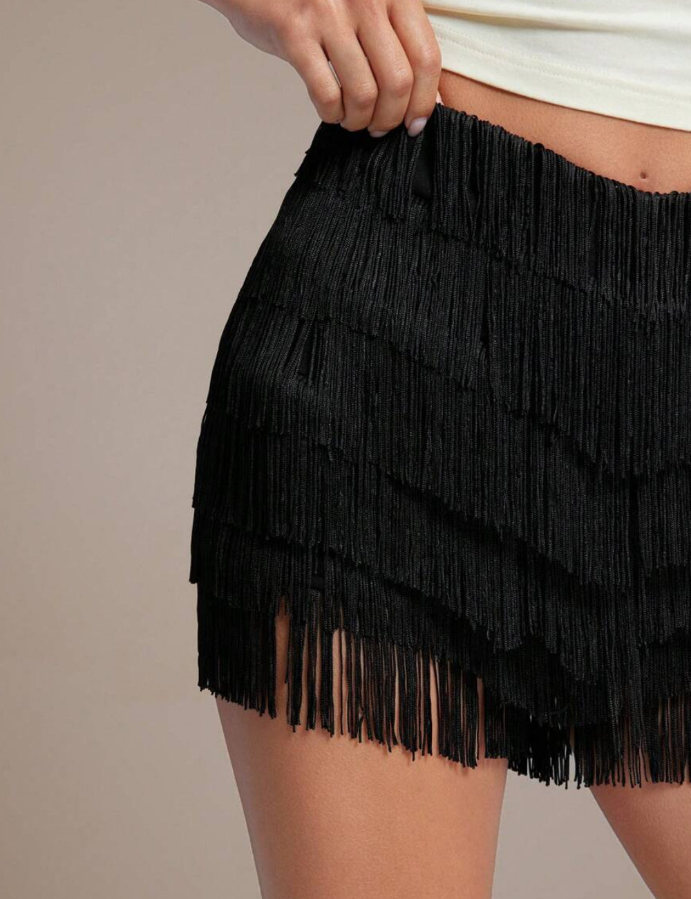 Shein rövidnadrág, fekete