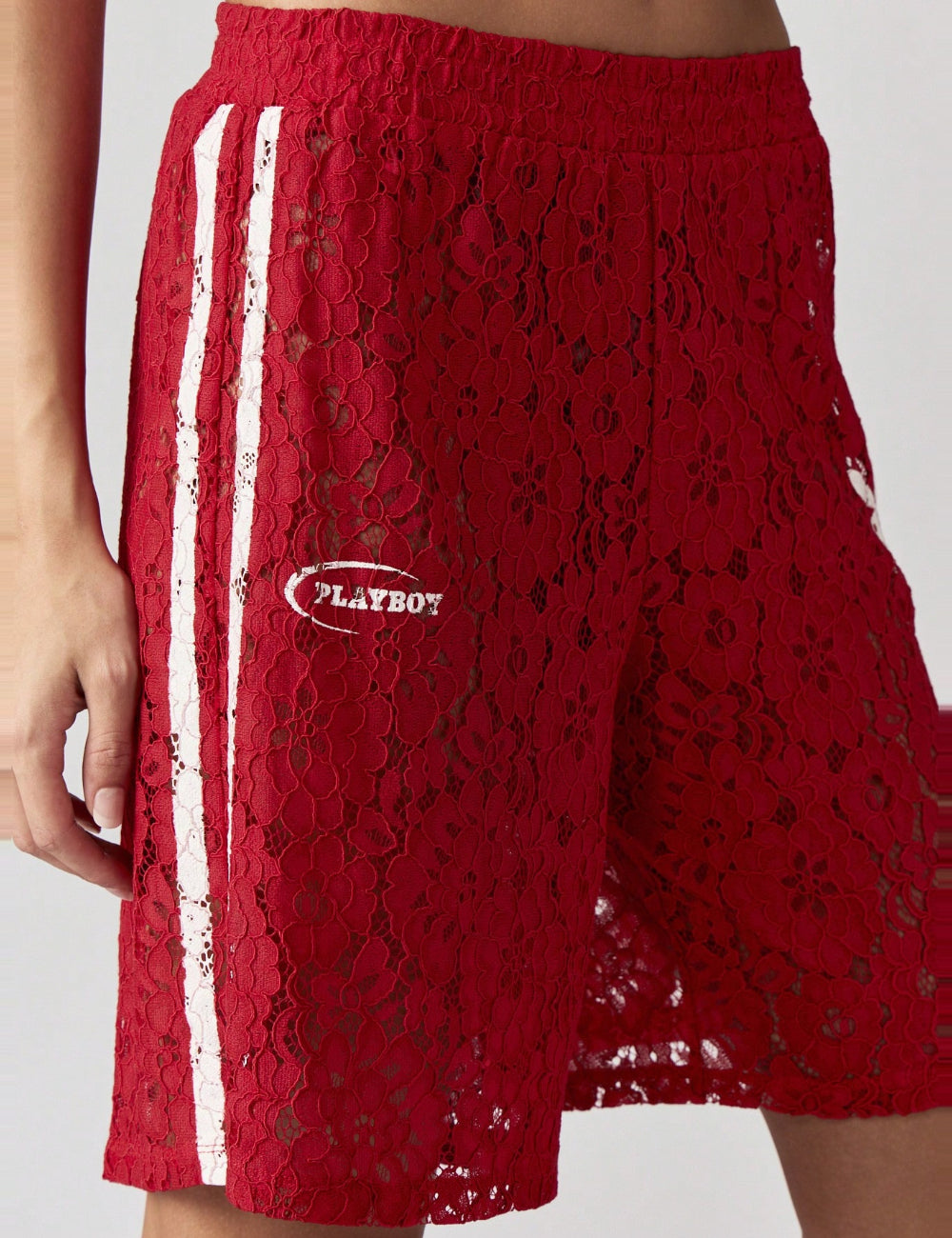 Pantaloni scurți Shein Missguided, roșu
