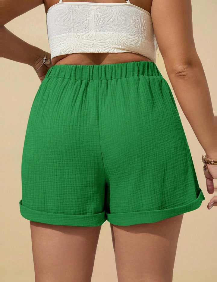Pantaloni scurți SHEIN, verde