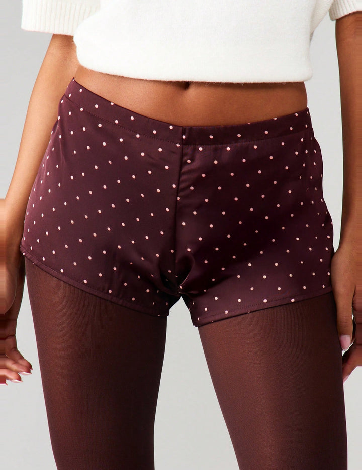 Pantaloni scurți Shein Missguided, vișiniu