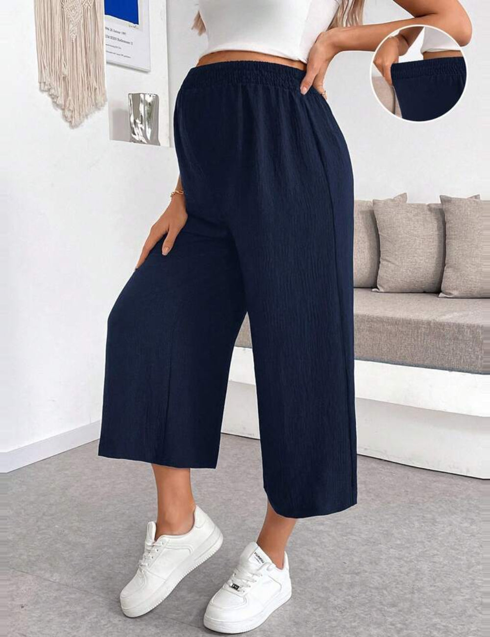 Pantaloni Shein, albastru