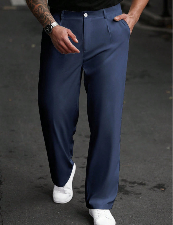 Pantaloni Shein MANFINITY, albastru