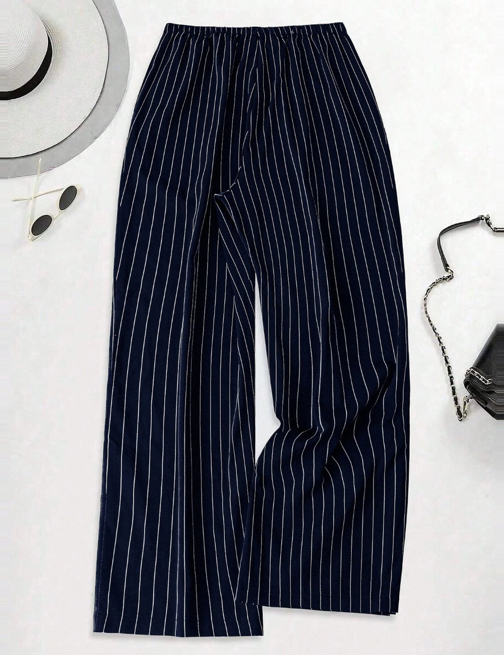 Shein Curve+ nadrág, kék