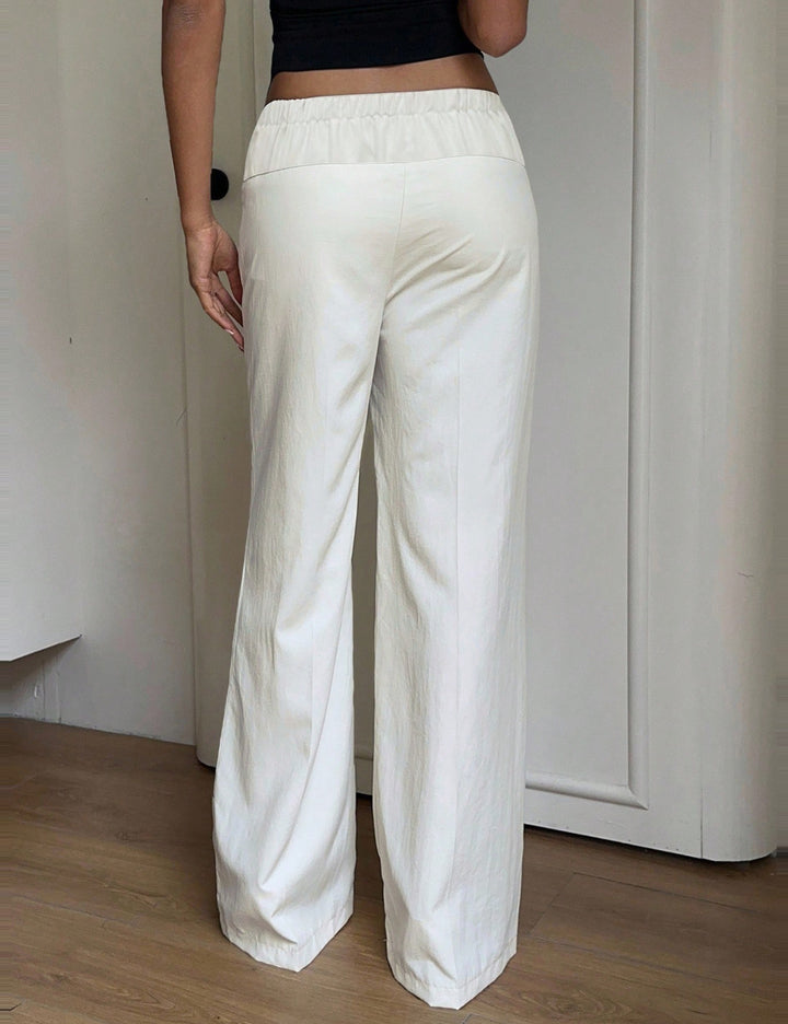 Shein Curve+ nadrág, krém