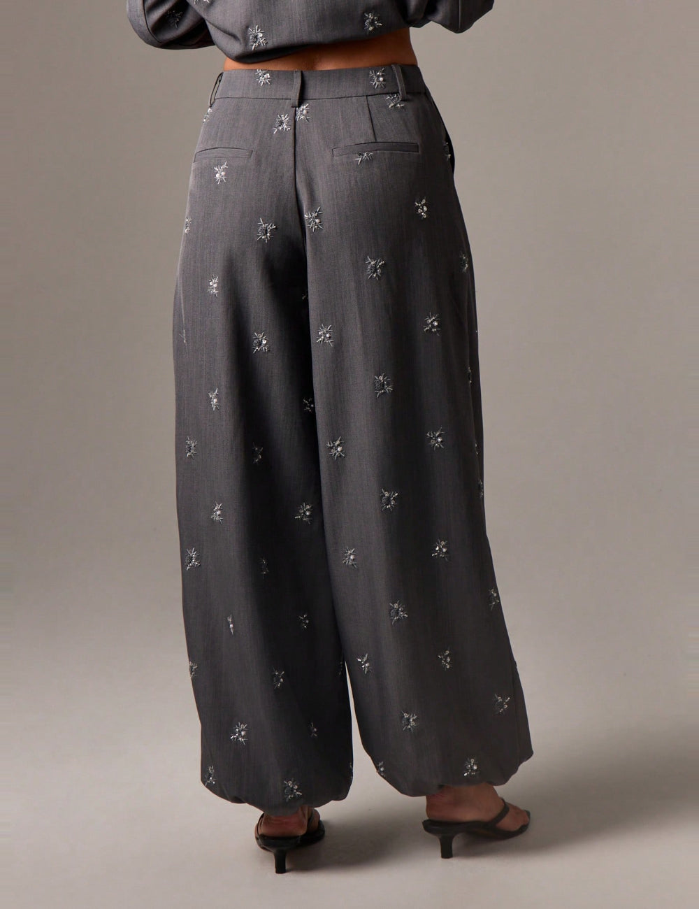 Pantaloni Shein, gri